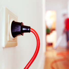 L’alimentation électrique de l'aspirateur est défaillante