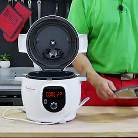 Un code erreur est affiché sur le Cookeo