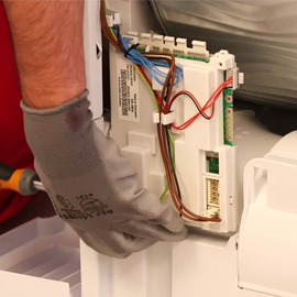 La carte électronique de puissance du sèche-linge est défectueuse