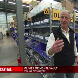 Reportage sur SOS Accessoire dans Capital sur M6
