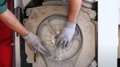 Comment changer la poulie de tambour d’un lave-linge ?