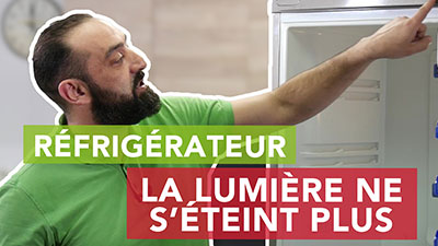 Pourquoi la lumière du réfrigérateur reste allumée et ne s’éteint plus ?