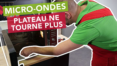 Pourquoi le plateau du micro-ondes ne tourne plus
